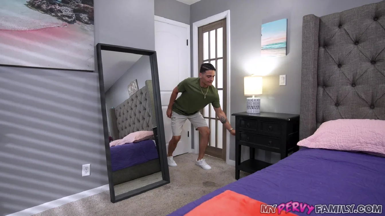 Preview of MyPervyFamily Vivian Taylor Sniffed Out Panty Raid XXX